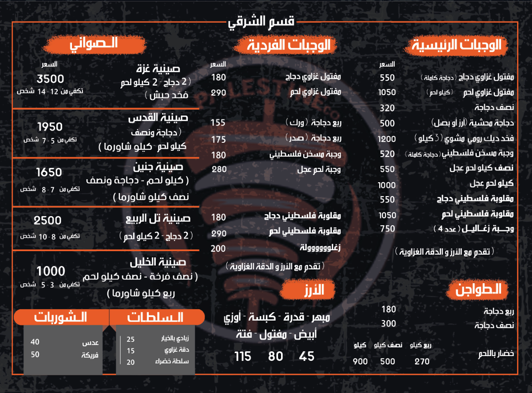 قائمة الطعام 2